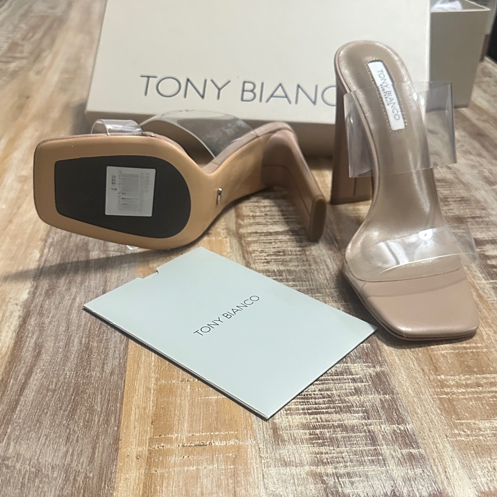 Tony Bianco Fresco sandal in nude - Picture 2 of 3